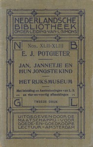 Cover of Jan, Jannetje en hun jongste kind—Het Rijksmuseum met inleiding en aanteekeningen van L.S. en vier-en-veertig afbeeldingen