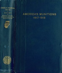 Cover of America's Munitions 1917-1918