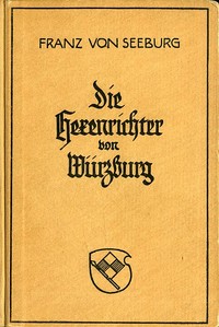 Cover of Die Hexenrichter von Würzburg: Historische Novelle