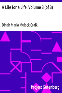 Cover of A Life for a Life, Volume 3 (of 3)