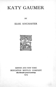 Cover of Katy Gaumer