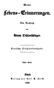 Cover of Meine Lebens-Erinnerungen - Band 1