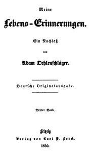 Cover of Meine Lebens-Erinnerungen - Band 3