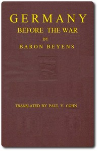 Cover of Germany before the war
