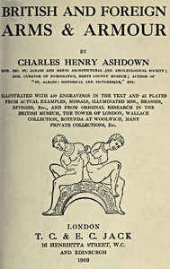 Cover of British and Foreign Arms & Armour
