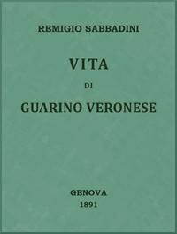 Cover of Vita di Guarino Veronese