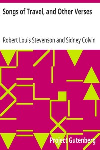 Cover of Songs of Travel, and Other Verses