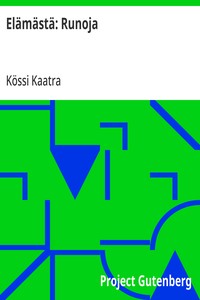 Cover of Elämästä: Runoja