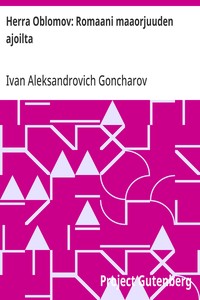 Cover of Herra Oblomov: Romaani maaorjuuden ajoilta