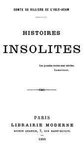 Cover of Histoires insolites