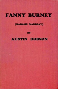 Cover of Fanny Burney (Madame D'Arblay)