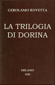 Cover of La trilogia di Dorina: Commedia in 3 atti