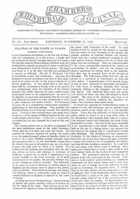 Cover of Chambers's Edinburgh Journal, No. 307 New Series, Saturday, November 17, 1849