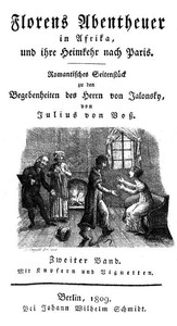 Cover of Florens Abentheuer in Afrika, und ihre Heimkehr nach Paris. Zweiter Band.