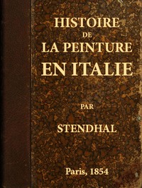 Cover of Histoire de la peinture en Italie