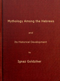 Cover of Mythology among the Hebrews and Its Historical Development