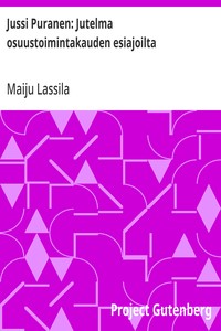 Cover of Jussi Puranen: Jutelma osuustoimintakauden esiajoilta