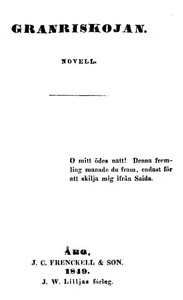 Cover of Granriskojan: Novell