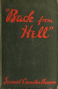 Cover of "Back from hell"