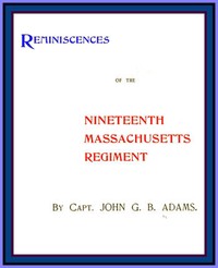 Cover of Reminiscences of the Nineteenth Massachusetts Regiment