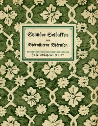 Cover of Synnöve Solbakken: Erzählung