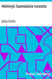Cover of Helmivyö: Suomalaista runoutta