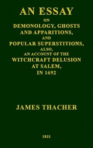 Cover of An Essay on Demonology, Ghosts and Apparitions, and Popular Superstitions Also, an Account of the Witchcraft Delusion at Salem, in 1692