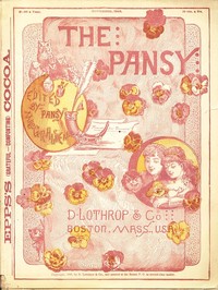Cover of The Pansy, November 1886, Vol. 14