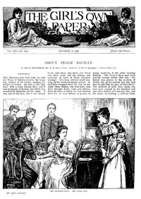 Cover of The Girl's Own Paper, Vol. XX, No. 980, October 8, 1898