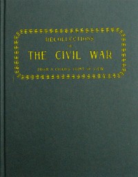 Cover of Recollections of the Civil War