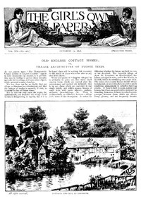 Cover of The Girl's Own Paper, Vol. XX, No. 981, October 15, 1898