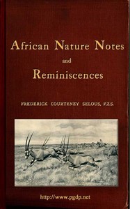 Cover of African Nature Notes and Reminiscences