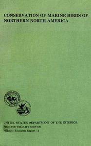 Cover of Conservation of marine birds of northern North America: papers from the international symposium held at the Seattle Hyatt House