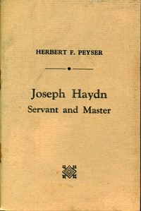 Cover of Joseph Haydn: Servant and Master