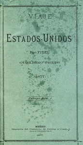 Cover of Viaje a los Estados Unidos, Tomo I