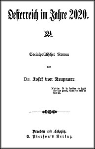 Cover of Oesterreich im Jahre 2020: Socialpolitischer Roman
