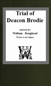 Cover of Trial of Deacon Brodie
