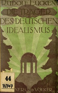 Cover of Die Träger des deutschen Idealismus