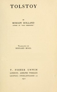 Cover of Tolstoy