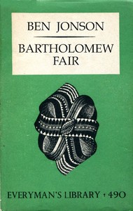 Cover of Bartholomew Fair: A Comedy
