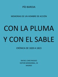 Cover of Con la Pluma y con el Sable: Crónica de 1820 a 1823