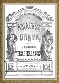 Cover of A Mysterious Disappearance: A Farce