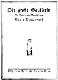 Cover of Die große Gauklerin: Ein Roman aus Venedig
