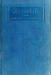 Cover of Ährenlese: A German Reader with Practical Exercises