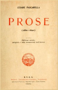 Cover of Prose (1880-1890)