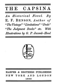 Cover of The Capsina: An Historical Novel