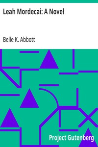 Cover of Leah Mordecai: A Novel