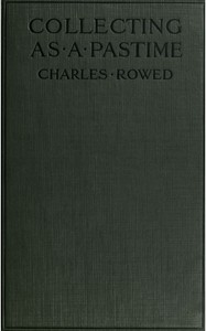 Cover of Collecting as a Pastime