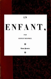 Cover of Un enfant, t. 1/3