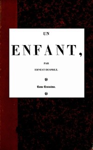 Cover of Un enfant, t. 3/3